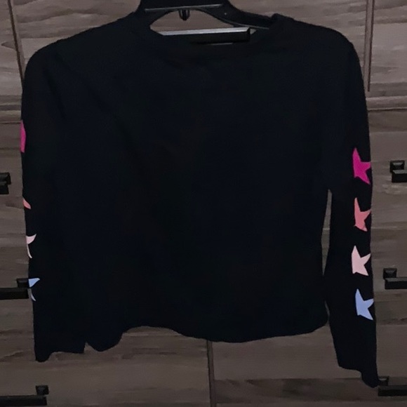 Girls Converse long sleeve top ( worn once ) - Picture 3 of 8